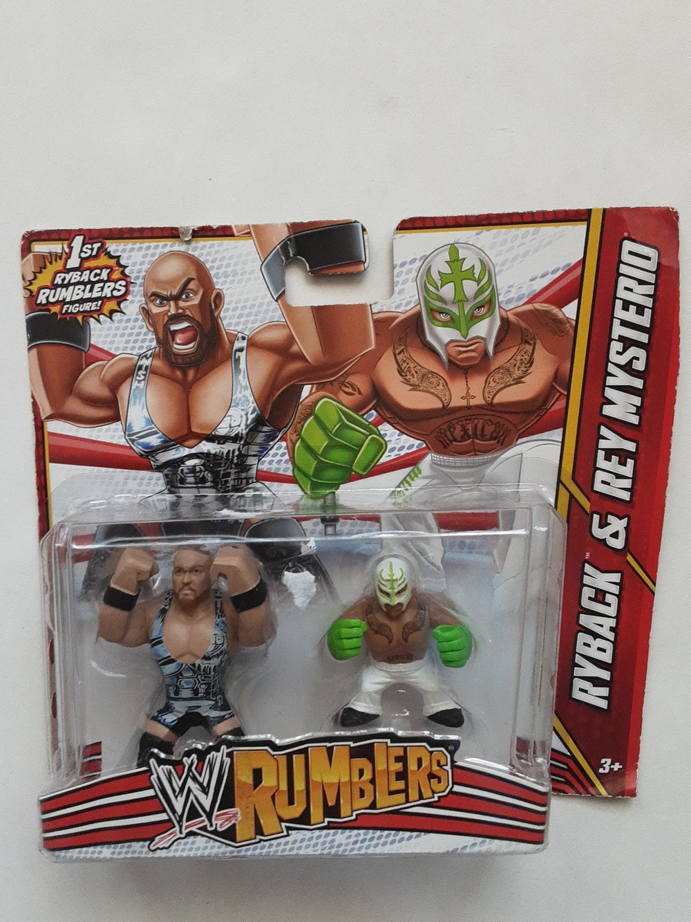 WWE Rumblers Ryback & Rey Mysterio 2013 Mattel new